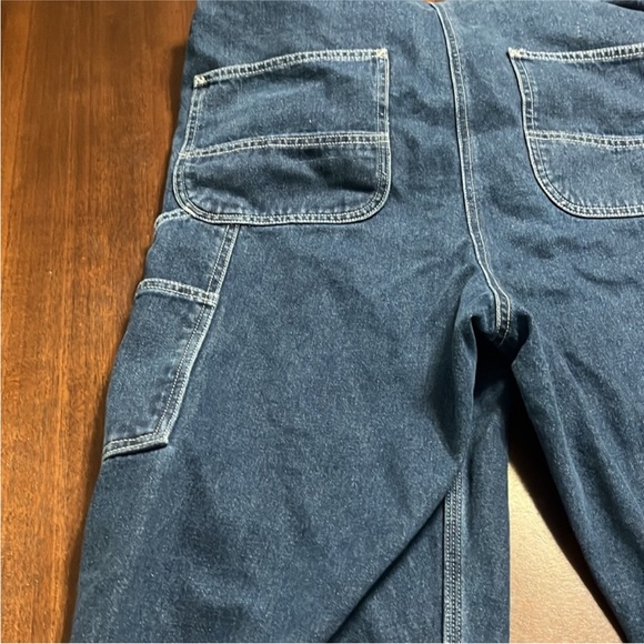 Carhart men's LOOSE FIT DENIM BIB OVERALL - Picture 9 of 11